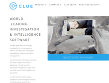 Tablet Screenshot of clue.co.uk